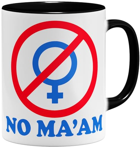 OM3® - Al Bundy No Ma'am - Ceramic Mug 11oz 325ml Printed on Both Sides Large Choice of Colours