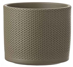 MICA Decorations Era Blumentopf, Keramik, rund, Grün, 14 x Ø 17 cm – Blumentopf