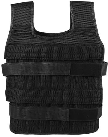 Hancend 15 kg schwere Weste für Fitnesstraining mit verstellbarer Jacke