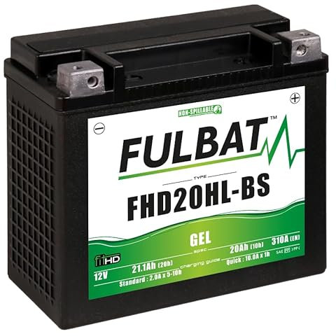 FULBAT BATTERIA MOTO FULBAT GEL FHD20HL-BS (Harley.D) 12V 21,1AH 310A