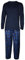 Gaffer Mens Pyjamas Set Trousers Woven Check Lounge Pants Long Sleeve T Shirts Top Blue PJ – Long Tshirt XXL