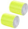 2 Rouleaux 5cm x 3m Bande Reflechissante Autocollante pour L'extérieur,Bande Fluorescente Casque Moto, Ruban de Sécurité Réfléchissant étanche,Bande D'avertissement pour Voitures,Camions et Route