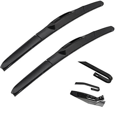 MSRAO Scheibenwischer Für BMW Z4 E85 21+ 20 2002-2009 Autowischerblatt Frontscheibe Windschutzscheibe Scheibenwischerblätter J-Haken Autozubehör (Color : Style B 2120)
