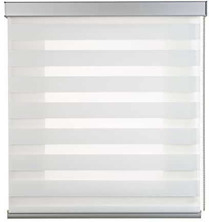 STORESDECO Premium Doppelrollo mit Bohren 250H x 200B cm für Fenster & Türen - Zuverlässiger Licht- & Sichtschutz - Kindersichere Rollos für Fenster mit Bohren & Einfacher Montage - Mit&Ohne Motor