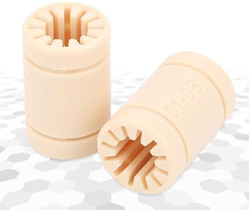 Kunststoff-Linearlager, Lager, Kunststoff-Linearbuchsenteile, 3D-Drucker, Massives Polymer, Innendurchmesser ca. 8 Mm, Länge ca., 3D-Drucker-Zubehör