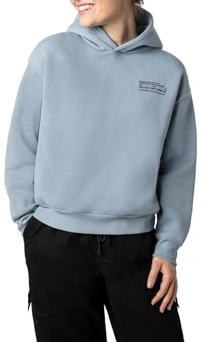 Sublevel Damen Basic Pullover Hoodie mit Mini-Print