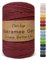 OurTop Premium Makramee Garn Burgunder, 3mm x 300m Macrame Cord Makramee Schnur Makramee Kordel, Garn für DIY Handwerk, Weben Dekoration, Hängepflanze Pflanze Aufhänger
