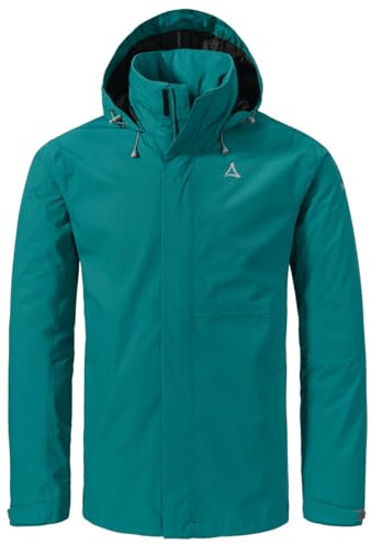 Schöffel Herren Jacket Gmund M Regen, Quartz, 52 EU