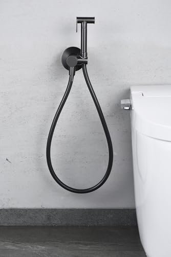 Mice RDD038/BGM Einhebelmischer für Bidet, hygienische Dusche, Badarmatur für Warm-/Kaltwasser, Serie Line Black Gun Metal