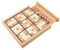 Sharplace Holz Sudoku Brettspiel, Lernspielzeug, Logische Denkfähigkeit mit Englischem Handbuch, Desktop Spiel, Mathe Spielzeug, Geschenk, Schwarz