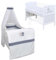 Babybett Komplett Set Max Prince 60x120 weiß Kinderbett umbaubar zum Juniorbett inkl. Bettwäsche Set Komplett (Loving Bears)