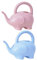 Happyyami 2 Pièces Arrosoir Animal en Plastique Éléphant Arrosoir Pulvérisateur d'eau Arrosoir Fleur Arrosoir Nouveauté Animal Arrosoir Bouilloire Enfants Jouet De Plage 1L