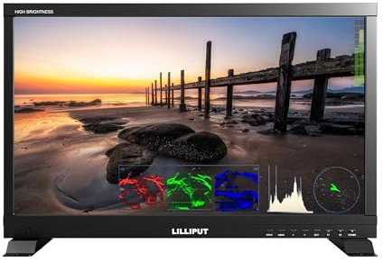 LILLIPUT PVM220S-H 21.5 Zoll Feldmonitor SDI HDMI Public View Professioneller Videomonitor für Kameras Audio Video System Hohe Helligkeit 1000nits VGA BNC Video HDR Monitor