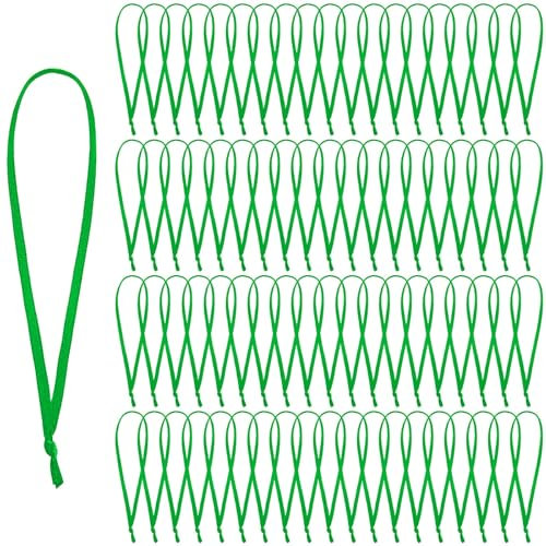 JUNEBRUSHS Weihnachtsbaum Aufhänger, 300 Stück Handgebundene Weihnachtsornament-Schnüre Ornament-Bandschlaufen Dünnes Band für Ornamente Weihnachtsbaum Haken (Grün)