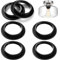 Lyeteung 6 Stücke E27 Schraub Ring Lampenschirm, Lampenschirm Ring Konverter, Lampenschirm Adapter Unterlegscheibe, für Nachttischlampe Tisch Schreibtisch Stehlampe, Schwarz