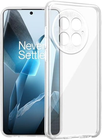 Cadorabo Hülle kompatibel mit OnePlus 13 Hülle Silikon Handyhülle für 13 Case, Kratzfeste und stoßfeste Schutzhülle für OnePlus 13 - VOLL TRANSPARENT