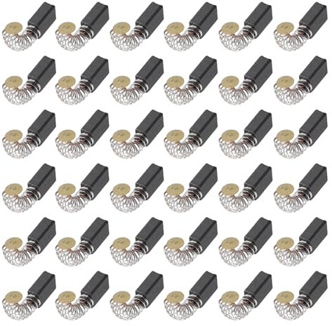 Fuhjythy 36 PCS Carbon Brushes for Angle Grinder 5x8x13mm for Hand Drill/Sander Electric Drill Tools