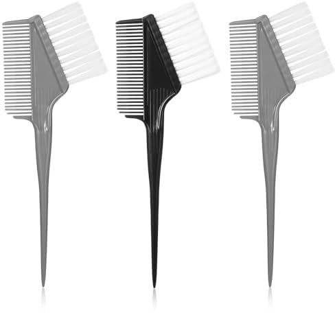 3-teiliges Haarfarbenpinsel Haarfärbepinsel Set,Haare Färben Zubehör,Friseur Bürste Pinsel Haare Färben Haarfarbe Bürste Haarfärbekamm für Friseurladen Hause DIY Haarfärbemittel Salon Friseur Werkzeug