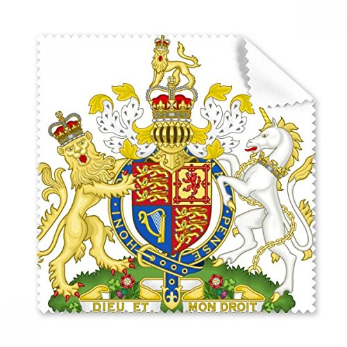 DIYthinker Lion Unicorn Crown Britain National Emblem UK Brillenputztuch-Reinigungstuch Geschenk Telefon Screen Cleaner 5pcs