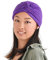 CHARM Twist Falten Kopf Wickeln Turban Mütze Wahrsager Hut Retro Vintage Lila