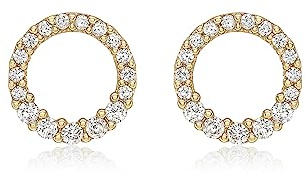 Carissima Gold Damen Abgestuft Kubik Zirkonia Ohrstecker 9k (375) Gelbgold