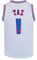 CNALLAR Herren Basketball Trikots Taz !# Space Movie Shirts, Weiß, Groß