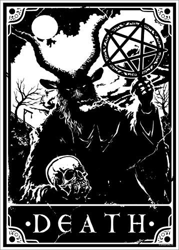 Deadly Tarot Mini Poster Death 32 x 44 cm