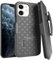 Designed for iPhone 11 Case with Belt Clip Holster - Kickstand Cover Phone Case - Black
