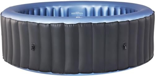 Bergen Latest Mspa Portable Hot Tub Round 6 Persons Outdoor Bubble Spa Pool Inflation Smart Filtration, UVC Sanitization Technology, 36 Degree Quick Heating