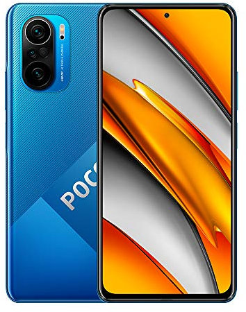 Xiaomi Poco F3 6+128GB Smartphone 5G,Qualcomm® Snapdragon™870 Procesador,DotDisplay AMOLED de 6,67 Pantalla,Cámara Triple de 48MP+8MP+5MP,con NFC SIM Dual Versión Global(Azul)