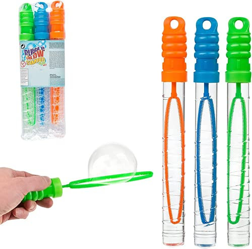Smart Planet XXL Seifenblasenschwert für große riesen Seifenblasen 3er Set Kinder - Perfekt für Sommer und Geburtstage