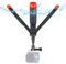 YALLSAME Schwimmender Handgriff mit 4-in-1-Funktionen als tragbarer 68.6 cm Selfie-Stick Einbeinstativ, Tischstativ für alle GoPro Hero 10 9 8 7 6 5 4 DJI OSMO Action-Kameras, Roter Stick