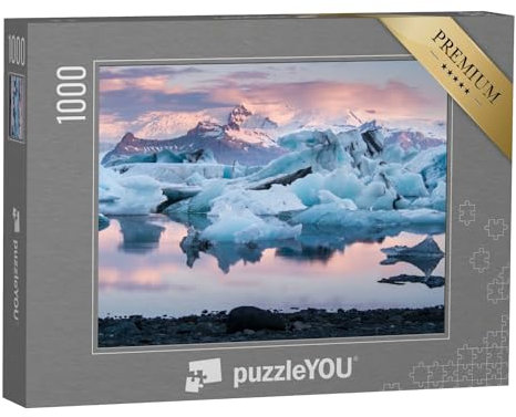 puzzleYOU: Puzzle 1000 Teile „Gletscherlagune Jokulsarlon, Island“ – aus der Puzzle-Kollektion Island, Skandinavien