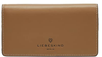 Liebeskind Berlin Sadie Slam Geldbörse, Large (HxBxT 10cm x 18.5cm x 2.5cm), Sepia