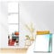 Sqinor Klebespiegel Glas Spiegelfliesen Selbstklebend 30x30cm 4 Stücke, Ganzkörperspiegel Türspiegel DIY Spiegel Kleben Wand Mirror Wall Wandspiegel für Schlafzimmer Wohnzimmer Flur Schrank Tür
