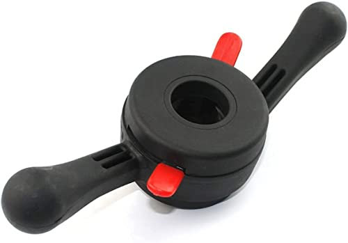 Máquina negra de liberación rápida para neumáticos de coche, tuerca rápida equilibradora de ruedas, herramienta de cambio de neumáticos (paso de 36 mm x 3 mm)