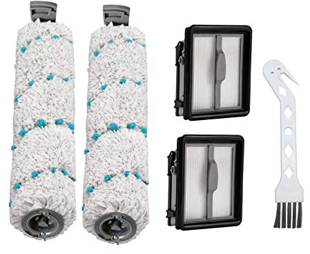 Rouleau de brosse multi-surfaces compatible avec Bissell CrossWave X7/3350F/2832Z/2955Z Pet Pro CrossWave sans fil tout-en-un aspirateur sec et humide