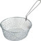 Poundsaver Deep Wire Strainer for Frying, Round Fryer Basket with Handle, Strainer Net Kitchen Cooking Tool, Fried Basket Ideal for Chips, Fries, Shrimps, Wedges (9 Inch)