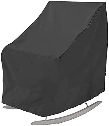 EKKJNQ Abdeckung für Gartenstühle, stapelbar, wasserdicht, Winddicht, UV-beständig, Abdeckung für Schaukelstühle, Oxford-Stoff, strapazierfähige Liegeabdeckung, 70 x 83 x 99 cm