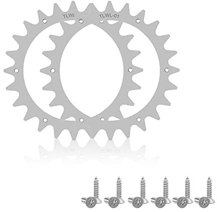 CLIUNT Edelstahl Mähroboter Spikes für Modell Worx S/M, Edelstahlschrauben Spikes, mit 12x Edelstahl Schrauben, für Mähroboter Rasenmäher (205mm, 2pcs)