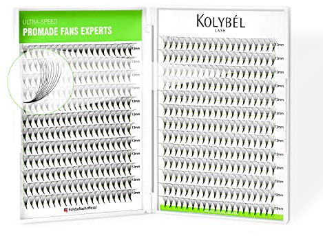 500 Premade Lash Fans 10D Premade Fans Eyelash Extensions 0.07 D Curl 8-15mm Promade Fans Pointed Thin Base Promade Fans Lash Extensions Handmade Volume Promade Lash Extensions (10D,0.07-D-8-15MM)