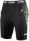 G-Form EX-1 Shorts para Bicicleta - Pantalones Cortos Acolchados de Compresión para Hombre - para BMX y Snowboard - Negro/Amarillo, Adulto Grande