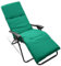 CHELY INTERMARKET Cojín Acolchado 180x55x8cm Verde Exterior Tumbonas Sillas Jardín Terraza Cómodo Poliéster Respaldo Largo Palets Reclinables Sujeción Elástica Vacaciones