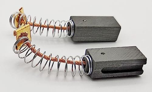 1 paire de balais de charbon moteur avec ressort pour Black & Decker KD 1001 K, KD1001K, type 1,2 et 3 brosses à charbon