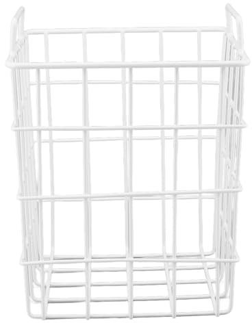 Huairdum Contenedor de Almacenamiento para Congelador Horizontal, Cesta Organizadora para Congelador de Gran Capacidad, Conveniente, a Prueba de óxido, Fácil de Limpiar para Ropa (Altura