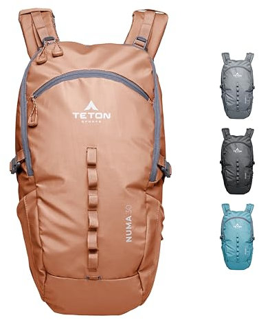 Teton 30L Numa Rucksack, langlebig und bereit zum Wandern, Camping oder Rucksackreisen Perfekte leichte Reisetasche mit mehr Platz als Sie denken, Terra