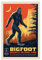 Bigfoot Vintage-Poster auf Leinwand, Schlafzimmer, Dekoration, Sport, Landschaft, Büro, Raumdekoration, Geschenk, ungerahmt, 30 x 45 cm