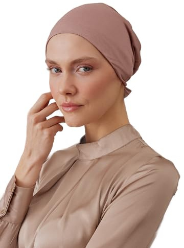 Satin gefüttertes Bone | Schützendes Untertuch für Hijab – Ideal für Haarpflege und Komfort