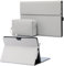 HYZUO Protective Case for Surface Pro 11/10/9, Multi-angle Viewing Folio Stand with Stylus Holder, Compatible with Type Cover Keyboard, with Pouch, Light Grey
