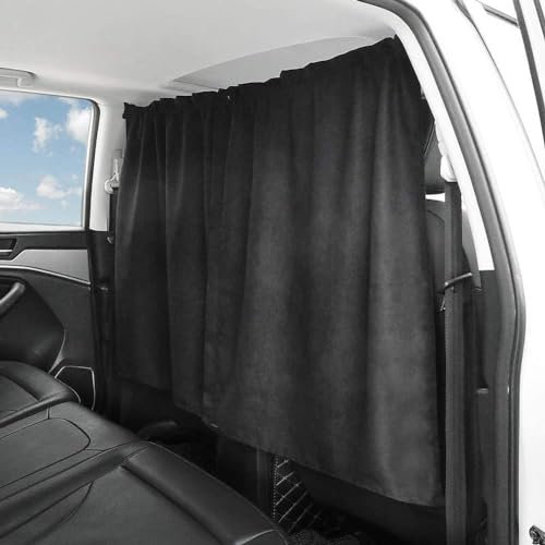 XUEPAYZK Für Tesla Model Y Model S,3er Set Auto TrennvorhäNge Sonnenschutz,Travel Nap Night Auto Camping Abnehmbarer Auto Sichtschutz VorhäNge